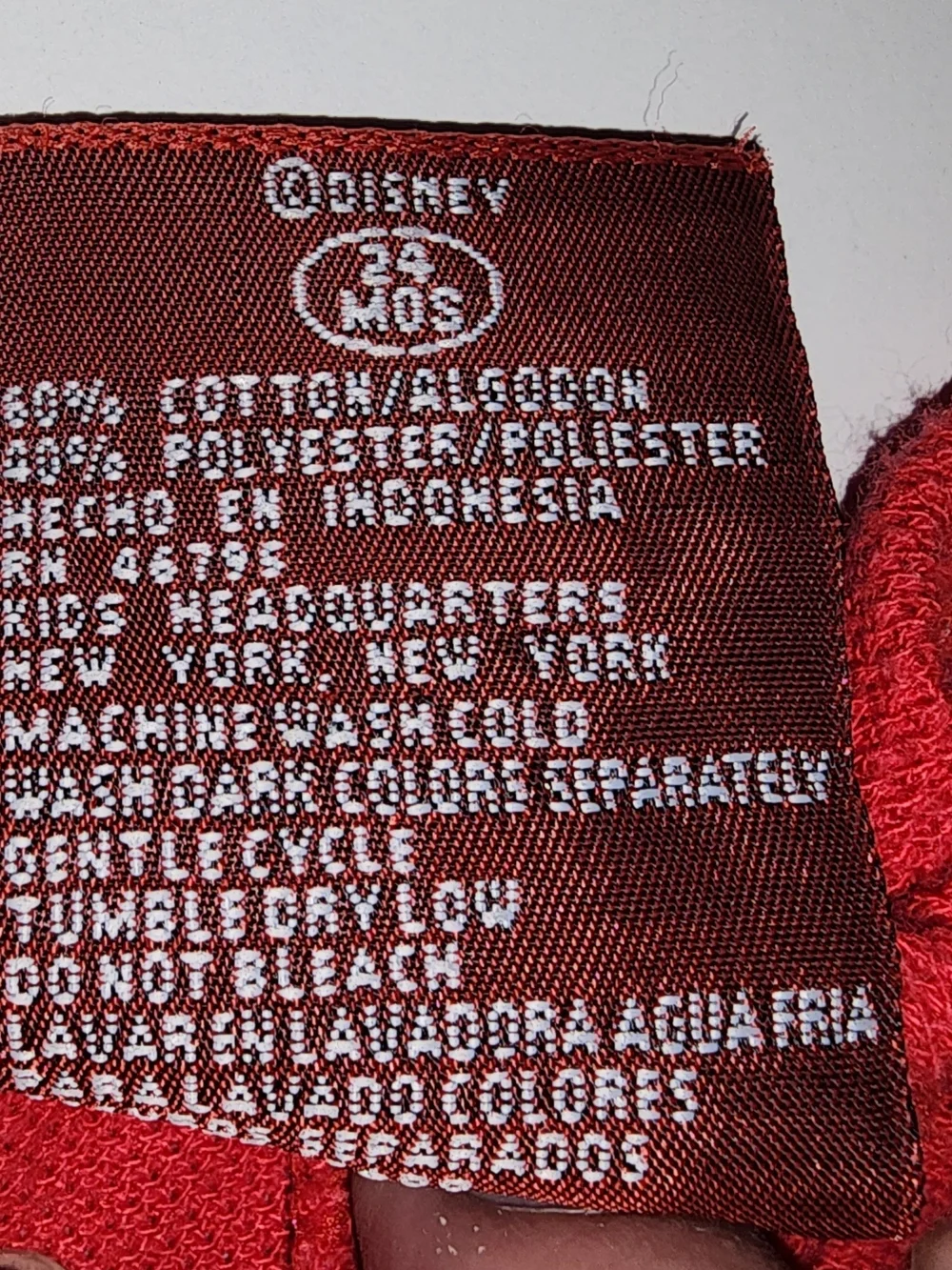 Disney bold red